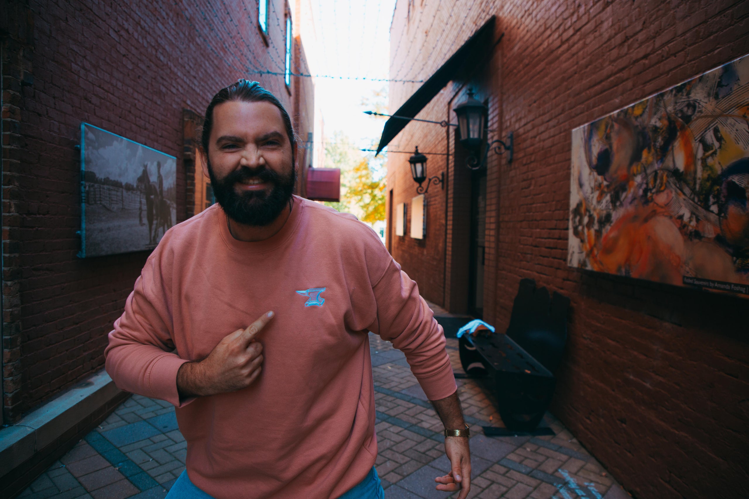 Anvil Sweatshirt Rock Hill Coffee